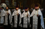 В канун Крещения Господня епископ Максим совершил Всенощное бдение в Вознесенском соборе