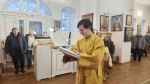 В день памяти святителя Феофана Вышенского епископ Максим совершил Литургию на малой родине святого