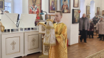 В день памяти святителя Феофана Вышенского епископ Максим совершил Литургию на малой родине святого