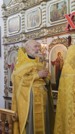 В день памяти святителя Феофана Вышенского епископ Максим совершил Литургию на малой родине святого