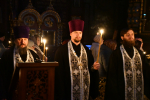 В Вознесенском соборе совершено вечернее богослужение с чтением канона прп. Андрея Критского