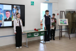 Открытие парты героя в лицее с. Долгоруково