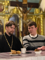 В Вознесенском соборе состоялась беседа с православной молодëжью о Великом посте