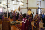 Литургия в Троекуровском монастыре