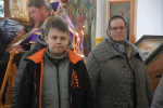 Литургия в Троекуровском монастыре