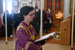 Литургия в Троекуровском монастыре