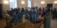 Божественная литургия архиерейским чином в Покровском храме города Ельца (Красные казармы) - Елецкая епархия