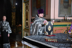 Литургия Преждеосвященных Даров в Вознесенском соборе