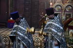 Литургия Преждеосвященных Даров в Вознесенском соборе