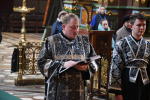 Литургия Преждеосвященных Даров в Вознесенском соборе