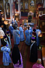 Всенощное бдение в канун праздника Благовещения Пресвятой Богородицы