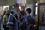 В Великий Понедельник епископ Максим совершил Литургию Преждеосвященных Даров в Троицком монастыре