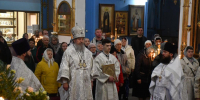 Божественная литургия в храме Елецкой иконы Божией Матери - Елецкая епархия