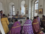 Общая исповедь и причастие духовенства Данковского благочиния