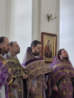 Общая исповедь и причастие духовенства Данковского благочиния
