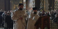В Пасхальную ночь епископ Максим возглавил Божественную литургию в Вознесенском соборе - Елецкая епархия