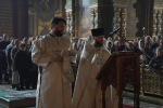 В Пасхальную ночь епископ Максим возглавил Божественную литургию в Вознесенском соборе