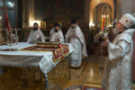 В Пасхальную ночь епископ Максим возглавил Божественную литургию в Вознесенском соборе