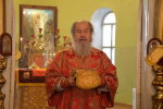 Литургия в Троицком храме поселка Лев Толстой