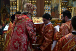 Божественная литургия в Вознесенском соборе