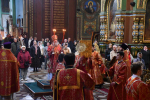 Божественная литургия в Вознесенском соборе