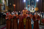 Божественная литургия в Вознесенском соборе