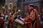 Божественная литургия в Вознесенском соборе