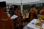 В селе Хитрово Данковского округа освящен закладной камень в основание нового храма