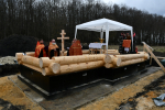 В селе Хитрово Данковского округа освящен закладной камень в основание нового храма
