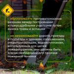 Не жги сухую траву – это может привести к трагедии!