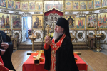 Епископ Максим совершил чин освящения накупольных крестов
