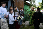 Божественная литургия в день Святаго Духа в Троицком храме города Ельца