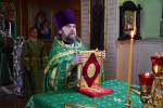 Божественная литургия в день Святаго Духа в Троицком храме города Ельца