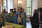 Всенощное бдение в храме Владимирской иконы Божией Матери