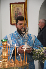 Всенощное бдение в храме Владимирской иконы Божией Матери