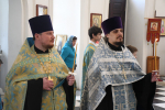 Всенощное бдение в храме Владимирской иконы Божией Матери
