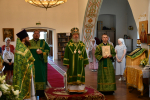Божественная литургия в Никольском храме села Никольское