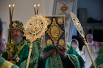 Божественная литургия в Никольском храме села Никольское