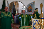 Божественная литургия в Никольском храме села Никольское