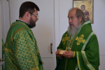 Божественная литургия в Никольском храме села Никольское