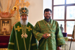 Божественная литургия в Никольском храме села Никольское