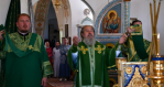Божественная литургия в Никольском храме села Никольское