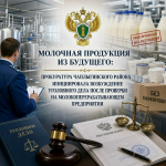 Молочная продукция из будущего: прокуратура Чаплыгинского района инициировала возбуждение уголовного дела после проверки на молокоперерабатывающем предприятии