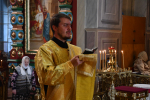 Божественная литургия Архиерейским чином в Казанском соборе Лебедяни