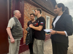 В преддверии Дня города представители администрации Ельца совместно с активистами «Молодой Гвардии» и соцзащиты посетили ветеранов Великой Отечественной войны