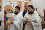 Божественная литургия в храме священномученика Сергия Елецкого