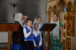 Литургия в храме Спаса Нерукотворного города Ельца