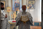 Литургия в храме Спаса Нерукотворного города Ельца