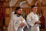 Литургия в храме Спаса Нерукотворного города Ельца