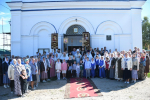 Литургия в храме Спаса Нерукотворного города Ельца